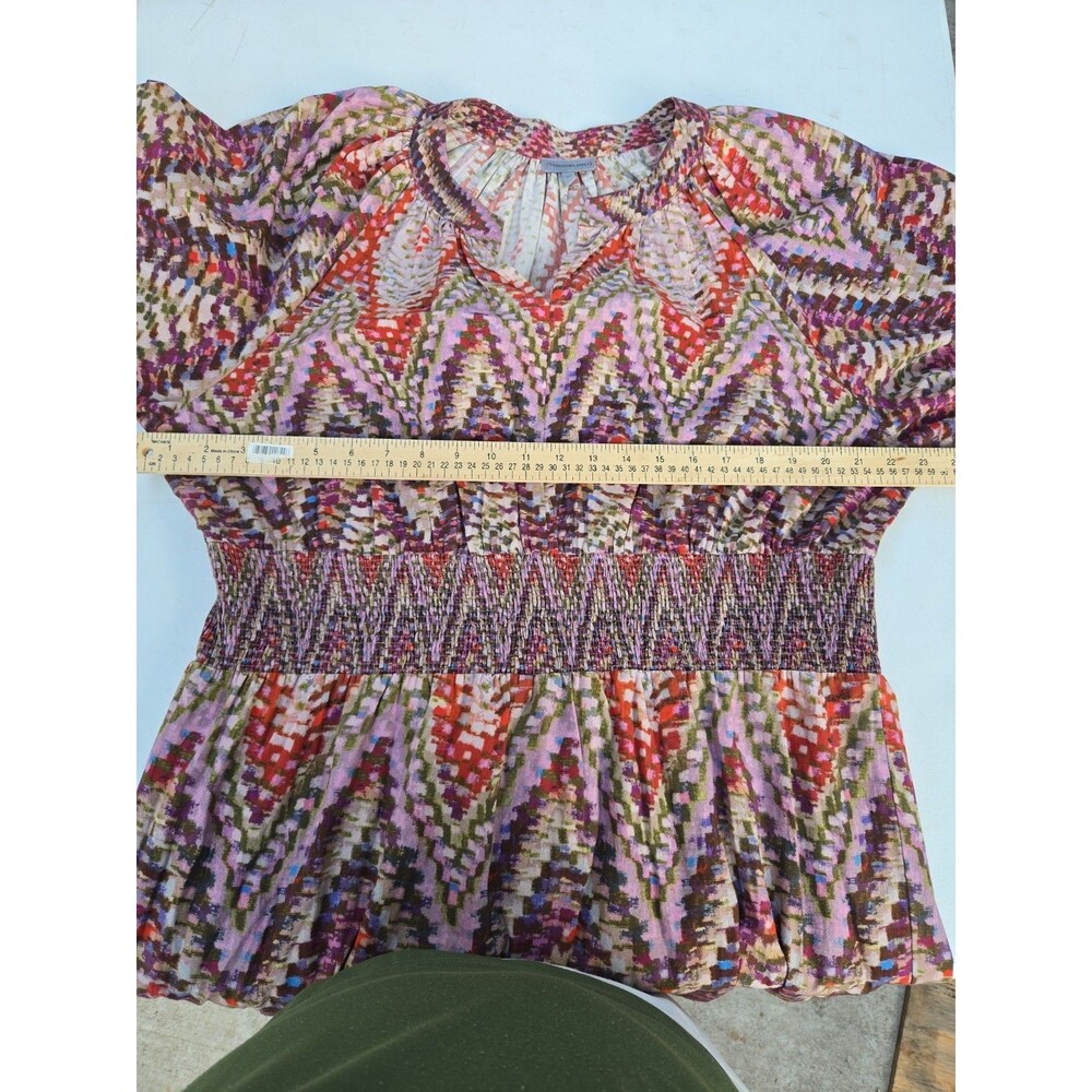Anthropologie Conditions Apply Zig Zag Tiered Maxi Dress Womens size 20w - Picture 9 of 10